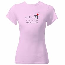 26 Degrees Forward Pink Cotton Cutie Pi Women's Fitted Tee, X-Large