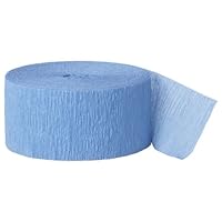 Baby Blue 81' Crepe Paper Streamer