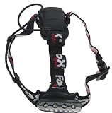 Stirnlampe 4 LED schmal und leicht wasserdicht schwarz