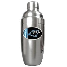 Carolina Panthers NFL Stainless Steel Cocktail Shaker by Great American Products