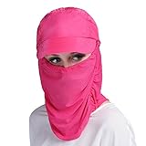 Generic レディース ＵＶカットフェイスカバー帽子 ローズピンク