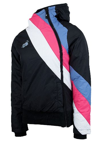Eight2Nine Women Winter Jacke Seitlicher Verschluss, Kapuze, schwarz, Gr��e: S