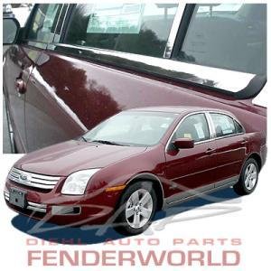 FORD FUSION 06 07 08 CHROME STEEL WINDOW SILL TRIM 4PC