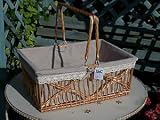 PRESTIGE DECORATIVE WICKER BASKET AND LINER