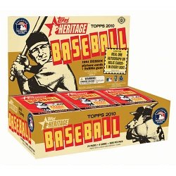 2010 Topps Heritage Baseball Cards Unopened Hobby Box (24 packs/8 cards)