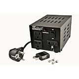 VCT VT-500 Heavy Duty 500 Watts Continuous Use Step Up / Step Down Voltage Transformer AC 110V / 220V / 240V Converter for worldwide Use ~ 2 spare fuses included.