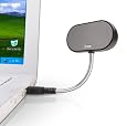 JLab USB Laptop Speakers - Portable, Compact, Travel Notebook Speaker for PC and Mac - B-Flex Hi-Fi Stereo USB Laptop Speaker - Black