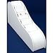 White Leather Earring Ramp Jewelry Display
