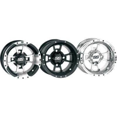 4/115 ITP SS112 Alloy Sport Wheels 10X8 3.0 + 5.0 Chrome ARCTIC CAT YAMAHA