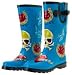 Present Time  Rubber Skully boots with buckle medium