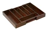 Mountainwoods Walnut Expandable Flatware Tray 19.5-in.