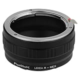 Fotodiox Lens Mount Adapter, Leica R, Lens to Sony Alpha Nex E-mount Camera Adapter, fit Sony NEX 3, Nex 5, NEX-VG10, fits Leica R, Rom, One-Cam, Two-Cam, and Three-Cam lenses