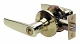 Master Lock SLL0303 Straight Lever Privacy Door Hardware with SilvaBond Antimicrobial Protected Finish, Polished Brass Master Lock SLL0303 Straight Lever Privacy Door Hardware with SilvaBond Antimicrobial Protected Finish, Polished Brass