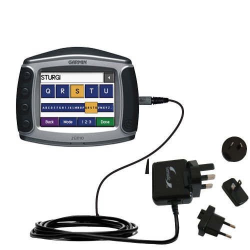 International Wall / AC Charger for the Garmin Zumo 450 - Gomadic Brand w/ TipExchange Technology