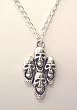 Metal Skulls Pendant on Metal Chain