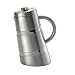 BonJour 8 Cup Montano French Press, Double Wall Stainless Steel 