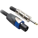Speaker Cable Neutrik speakON to Hosa 1/4" TS