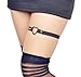 Efashionmx Heart Studded Stretch Leg Garter Harness Belt