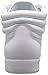 Reebok Women's Freestyle Hi Lace-up Fashion Sneaker,White/White/White,9 M US