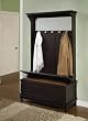 Contemporary "Merlot" Hall Tree with Storage Bench By Powell Furniture
