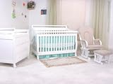 Amy 4 in 1 Crib in White Finish By AFG Baby Furniture