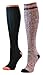 Khombu Women's Menlange Knee High Socks, 2 Pack