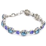 Sorrelli Electric Blue Classic Crystal Antique