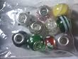 Pack of Ten (10) Assorted Colorful 100% Pure Murano Glass Bead Charms - Fits Pandora, Chamilia, Troll, and Biagi Charm Bracelets