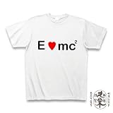 Albert Einstein アインシュタイン 特殊相対性理論 E=mc^2 楽Tシャツ E=MC2