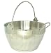 Apollo 9 Litre Maslin Pan Stainless Steel with thick encasulated base, Bow Carry Handle & Pouring Handle - Jam Making, Preserving, Curry {amp}amp; Mash