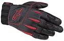 Alpinestars AFK Street Motorcycle Gloves Black/Red Medium M J&S