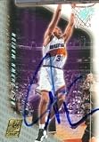 Shawn Marion Autographed/Hand Signed Basketball Card (Phoenix Suns) 2000 Upper Deck SPX #65
