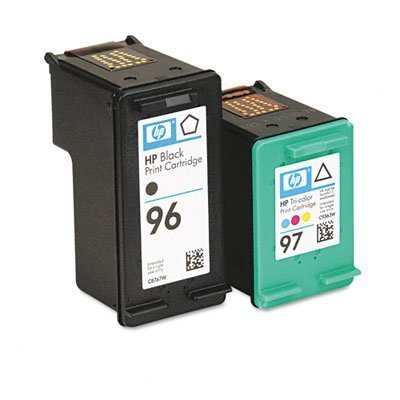 HP 96 C8767WN Black And 97 C9363WN Tri Color Combo Pack InkJet Cartridge