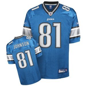 Calvin Johnson # 81 Detroit Lions Replica Jersey (Medium (48))