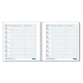 Voice Message Log Book, 7 Messages Page, 700 Messages per 8 1 2 x 8 1 4 Book (TOP4416) by Tops Business Forms