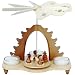 Triangular Pyramid with 3 Angels and a Tree