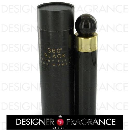 360 BLACK by Perry Ellis - 3.4 oz EDP SPRAY - NEW in BOX