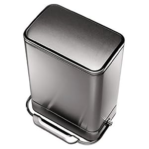Simplehuman 10-gal. Steel Bar Rectangular Step Can Simplehuman 10-gal. Steel Bar Rectangular Step Can