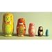 Two's Company Anti-Mates Nesting Animal Dolls Set, Set of 5