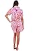 Del Rossa Women's 100% Cotton Short Sleeve Pj Set with Pajama Shorts
