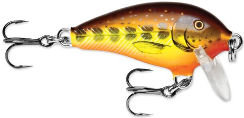 Rapala Mini Fat Rap 03 Fishing lure, 1.5-Inch, Hot Mustard Muddler