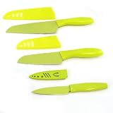 Silvermark Santoku Set With Parer (Green)