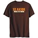 T-Shirt Mens Brown " Sex Machine, Made in India " Countries Large