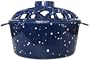Uniflame Porcelain Coated Lattice Top Steamer- Blue with White Speckles
