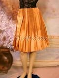 Prada - $2030 New PRADA Terra Cotta Ombre Silk Pleated Skirt 4 / 38