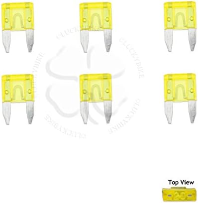 Electrical - Fuses - Mini APM/ATM A4 Blade Type - 20 Amp - Set of 6
