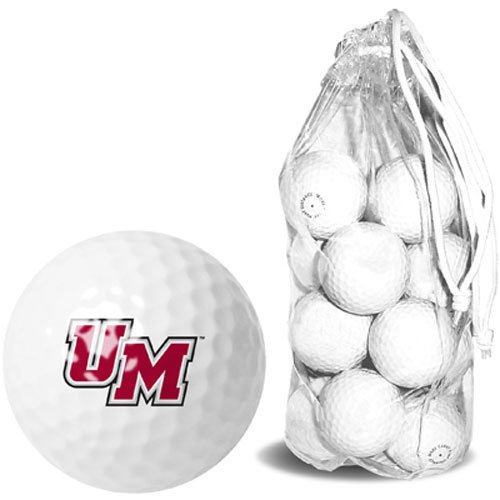 Massachusetts Minutemen Ncaa 15 Golf Ball Clear Pack