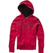 Fox Racing Top Rider Sherpa Lined Girls Hoody Zip Casual Wear Sweatshirt - Bright Rose