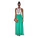Chen Women Summer Boho Long Maxi Evening Party Dress Sleeveless Beach Dresses (XL)