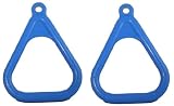 Swingset Playground Trapeze Rings Blue One Pair Swing Accessories